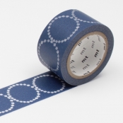 Masking Tape MT Mina tambourine petit navy blue