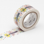 Masking Tape MT Mina fleur enfant - flower white