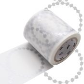 Masking Tape MT Mina 4,8 cm Tambourine grande argent - silver