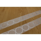 Masking Tape MT Mina 4,8 cm Tambourine grande argent - silver