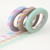 Masking Tape MT Slim 6 mm Set de 3 - twist cord A