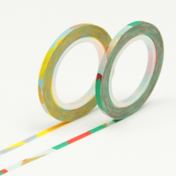 MTSLIMS05Z - 4971910192221 - Masking Tape (MT) - Masking Tape MT Slim 3 mm Set de 2 déco mosaic E - 4