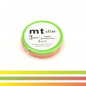 Masking Tape MT Slim 3 mm Set de 3 dégradé néon - neon gradation