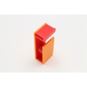 Dérouleur magnétique pour Masking Tape MT - orange & rouge