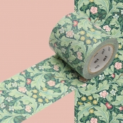 Masking Tape MT William Morris 5 cm feuillage fleuri