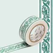 Masking Tape MT William Morris 2 cm lys - lily border