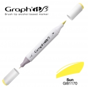Marqueur manga à l’alcool Graph'it Brush 1170 Sun
