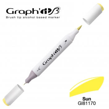 GI81170 - 3700010006012 - Graph it - Marqueur manga à l’alcool Graph'it Brush 1170 Sun - 3