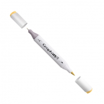 GI81250 - 3700010006043 - Graph\'it - Marqueur manga à l’alcool Graph\'it Brush 1250 Honey - 2