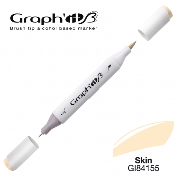 GI84155 - 3700010006296 - Graph'it - Marqueur manga à l’alcool Graph'it Brush 4155 Skin - 2