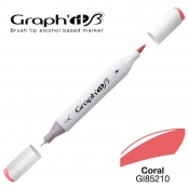 Marqueur manga à l’alcool Graph\'it Brush 5210 Coral