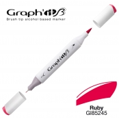 Marqueur manga à l’alcool Graph'it Brush 5245 Ruby