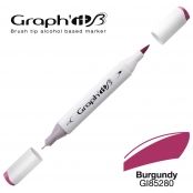 Marqueur manga à l’alcool Graph'it Brush 5280 Burgundy