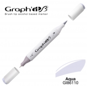 Marqueur manga à l’alcool Graph'it Brush 6110 Aqua
