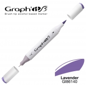 Marqueur manga à l’alcool Graph'it Brush 6140 Lavender