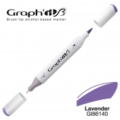 Marqueur manga à l’alcool Graph\'it Brush 6140 Lavender