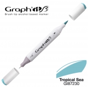 Marqueur manga à l’alcool Graph'it Brush 7230 Tropical Sea