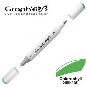 GI88150 - 3700010006753 - Graph\'it - Marqueur manga à l’alcool Graph\'it Brush 8150 Chlorophyll - 3