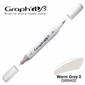 Marqueur manga à l’alcool Graph'it Brush 9402 Warm Grey 2