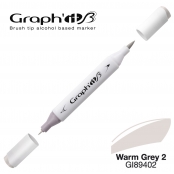 Marqueur manga à l’alcool Graph\'it Brush 9402 Warm Grey 2