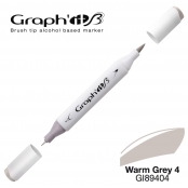 Marqueur manga à l’alcool Graph\'it Brush 9404 Warm Grey 4