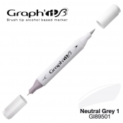 Marqueur manga à l’alcool Graph'it Brush 9501 Neutral Grey 1