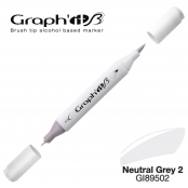 Marqueur manga à l’alcool Graph'it Brush 9502 Neutral Grey 2