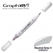 Marqueur manga à l’alcool Graph'it Brush 9504 Neutral Grey 4