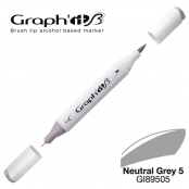 Marqueur manga à l’alcool Graph'it Brush 9505 Neutral Grey 5
