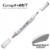 Marqueur manga à l’alcool Graph'it Brush 9506 Neutral Grey 6