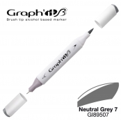 Marqueur manga à l’alcool Graph'it Brush 9507 Neutral Grey 7