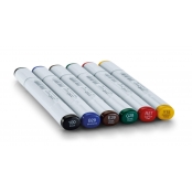 Set Copic Sketch marqueurs Manga 6 couleurs primaires vives