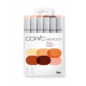 Set Copic Sketch marqueurs Manga 6 couleurs teintes chair