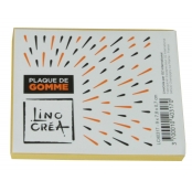 Plaque de gravure souple en gomme pour linogravure 9 x 7,8 cm