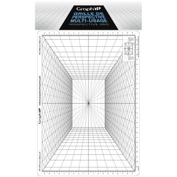 GI42422 - 3700010424229 - Graph'it - Grille de perspective Graph'it C frontale - 2