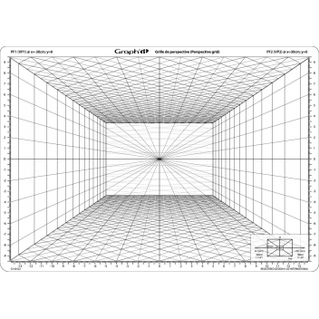 GI42422 - 3700010424229 - Graph'it - Grille de perspective Graph'it C frontale