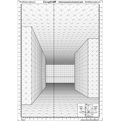 Grille de perspective Graph'it E Rue en Perspective frontale