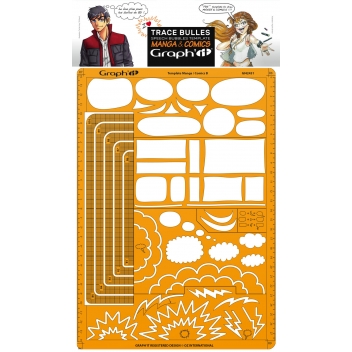 GI42431 - 3700010424311 - Graph it - Trace Bulle Comics et Manga Graph'it B - 2