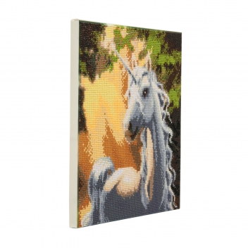 CAKA34 - 5055865467845 - KIT DIAMANT - Tableau Strass Diamant Crystal Art Licorne 30cm - 2