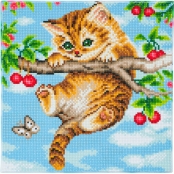 Tableau Strass Diamant Crystal Art Chaton 30cm