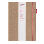 Carnet à ruban SenseBook Red Rubber A4 ligné