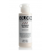Peinture Acrylic FLUIDS Golden 119 ml Rouge Interference Fin S7