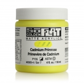 Peinture Acrylic SoFlat Golden 118 ml Primevère de Cadmium S7