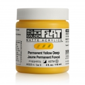 Peinture Acrylic SoFlat Golden 118 ml Jaune Permanent Foncé S6