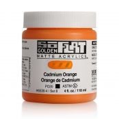 Peinture Acrylic SoFlat Golden 118 ml Orange de Cadmium S8