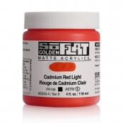 Peinture Acrylic SoFlat Golden 118 ml Rouge de Cadmium Clair S9