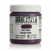 Peinture Acrylic SoFlat Golden 118 ml Rouge Violet S3