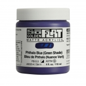 Peinture Acrylic SoFlat Golden 118 ml Bleu de Phtalo (Nuance Vert) S4