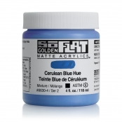 Peinture Acrylic SoFlat Golden 118 ml Teinte Bleu de Céruléum S2