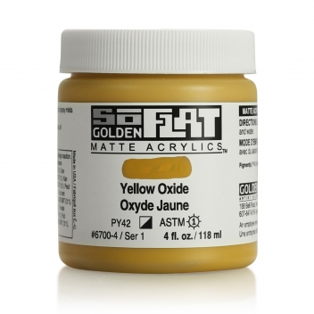 1-06700 - 738797670044 - Golden - Peinture Acrylic SoFlat Golden 118 ml Oxyde jaune S1